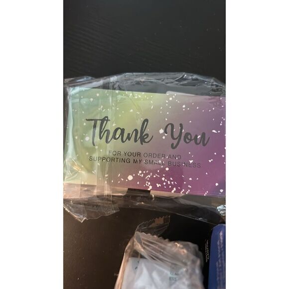 Thank you! stickers  (500) and card (50) lace (1), 5 envelopes, 556pc su… - Picture 2 of 4